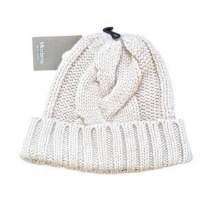 Modena New York Chunky Cable Knit Beanie NWT